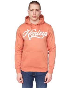 Henleys Scripthen Hoodie - Orange