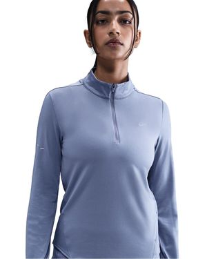 Nike Swift 1 4 Zip Running Top - Blue