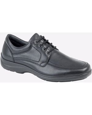 Imac Vale Leather Shoes - Black