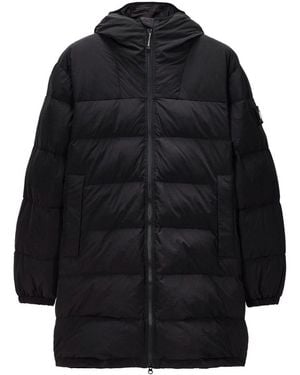 Weekend Offender Sapporo Down Longline Gewatteerde Jas (zwart)