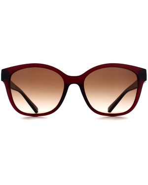 ARMANI EXCHANGE Cat Eye Shiny Transparent Gradient Ax4127S - Brown