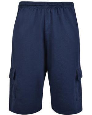 KAM Jeanswear Kam Cargo Combat Big & Tall Shorts - Blue