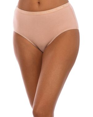 Playtex Pack-2 Organic Bio Midi Knickers P0Azk - Brown