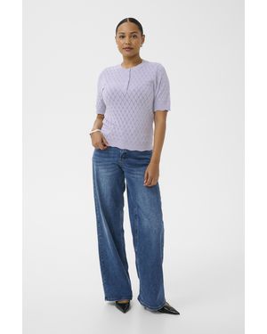 Kaffe Pullover Kabirta Pullover Regular Fit - Blauw