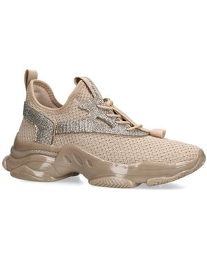 Steve Madden Match Re Trainers Fabric - Natural