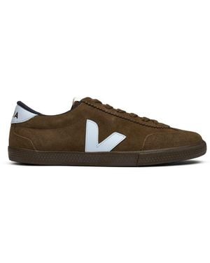 Veja Volley Suede Trainers - Brown