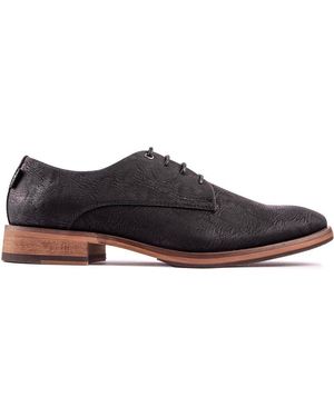 V.Gan Vegan Oatmeal Derby Shoes - Black