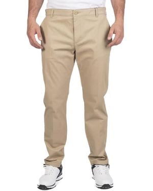 Island Green Stretch Chino Taps Toelopende Golfbroek (steen) - Naturel