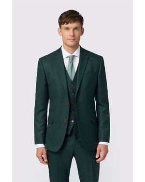 Antique Rogue Single Breasted Two Button Slim Fit Suit Jacket - Green