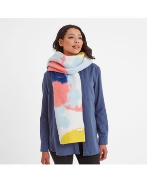 TOG24 Chrissy Woven Scarf Multi Col Print - Blue