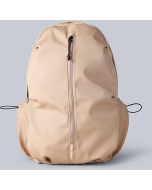 Mountain Warehouse Front Zip Backpack With Multiple Pockets Travelling Bag - Natural