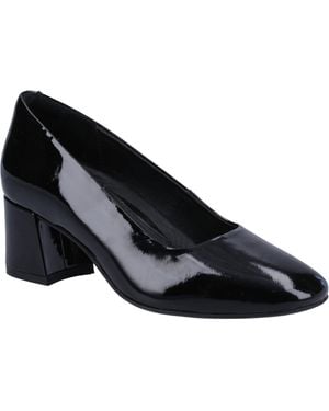 Hush Puppies Alicia Leather Heels - Black
