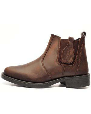Catesby Longtown Leather Boots - Brown