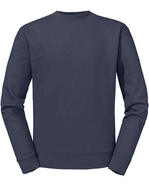 Russell Brushed Fleece Hooded Sweatshirt - Blue