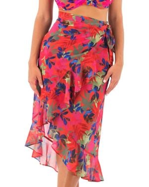 Fantasie Playa Del Carmen Sarong - Red