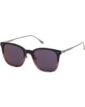 BMW Framed Bordeaux Mirrored Lens Sunglasses - Purple