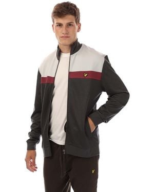 Lyle & Scott And Colour Block Track Jacket - Black