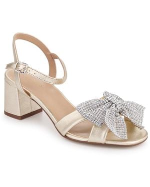 Jones Bootmaker Juliana Smart Buckled Leather Sandals - Metallic