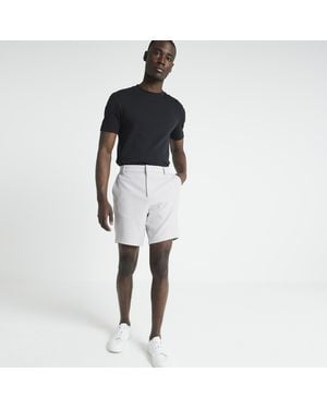 River Island Plisse Shorts Regular Fit - White