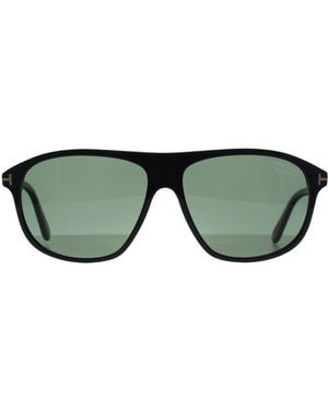 Tom Ford Aviator Shiny Polarized Prescott Ft1027 - Green