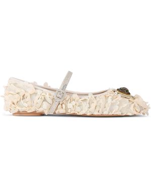 Kurt Geiger Pimlico Ballerina Ballet Flats - Natural
