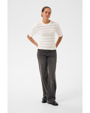 Kaffe Pullover Kakaren Pullover Regular Fit - Wit