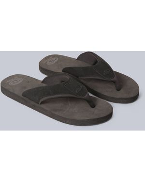Mountain Warehouse 'Jekyl' Flip Flops Lightweight Slip-On Sandals With Soft Padded Upper Straps - Grey