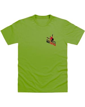 Park Fields Pierce Archive Ski Style Graphic T-Shirt Moss - Green