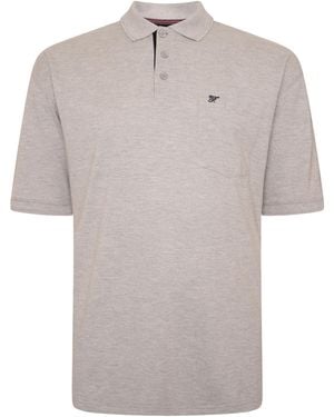 Forge Plus Size Polo Shirt - Grey