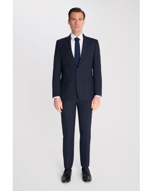 FAWN Alex Single Breasted 2 Piece Suit Viscose - Blue