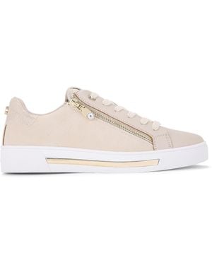 Carvela Kurt Geiger Diamond Zip Trainers - White