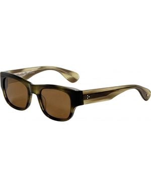 Garrett Leight 2161 50 Dgfrpcofplr Shasta Sunglasses - Brown
