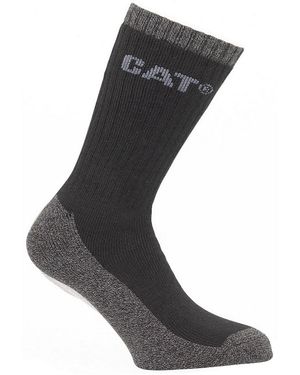 Caterpillar Cat Thermo Cotton Adults Socks - Black