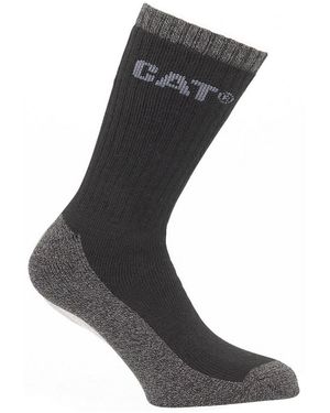 Caterpillar Cat Thermo Cotton Adults Socks - Black