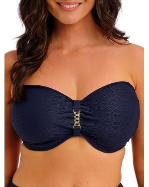 Fantasie Azores Bandeau Bikini Top - Blue