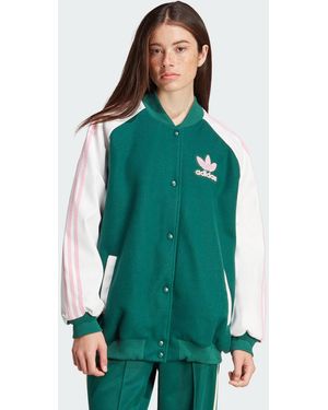 adidas Originals Sst Oversized Vrct Jacket - Green