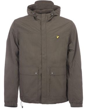 Lyle & Scott And Hooded Pocket Jacket - Grey