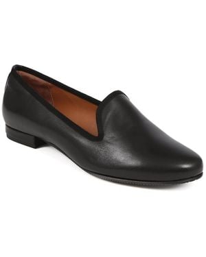 Jones Bootmaker Solene Leather Court Shoes - Black