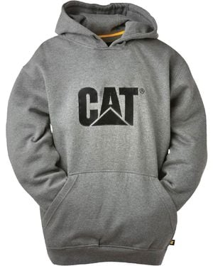 Caterpillar Trademark Hooded Sweatshirt - Grey