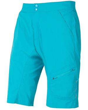Endura Hummvee Lite Biking Shorts With Snap Button - Blue