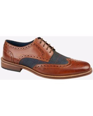Roamer Mapleton Memory Foam Brogues - Brown