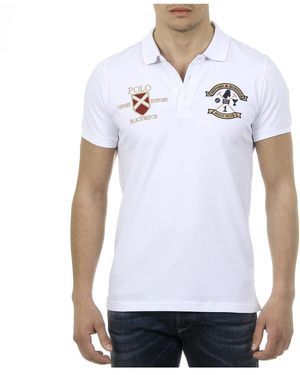Ufford & Suffolk Polo Club Short Sleeves Us007 Cotton - White