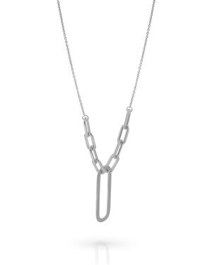 Orphelia 'Essence' 925 Sterling Necklace - Metallic