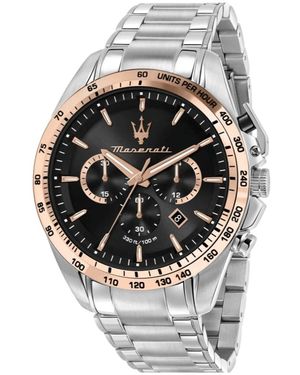 Maserati Traguardo R8873612047 Limited Edition Chronograph Watch - Metallic