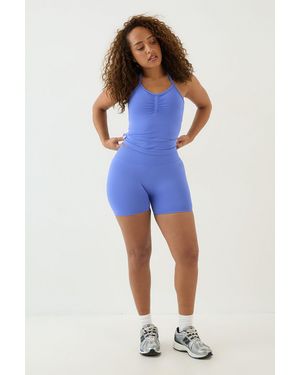 DSGN Studio Sport Ultra Contour Seamless Scrunch Bum Short - Blue