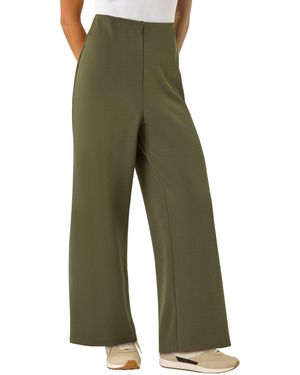 Roman Petite Wide Leg Stretch Trouser - Green