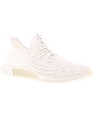 Crosshatch Rideout - White