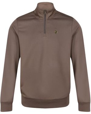 Luke 1977 Ttpqr Quarter-zip Sweat Brown