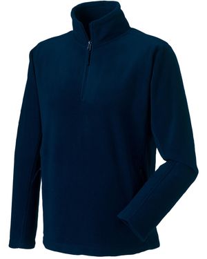 Russell Quarter Zip Fleece Top (French) - Blue