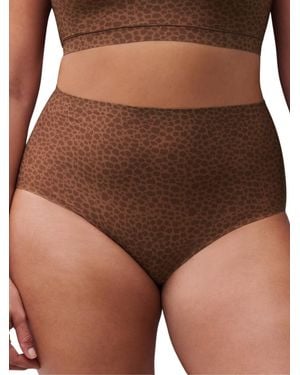 Chantelle Softstretch High Waist Brief (1Xl-4Xl) - Brown